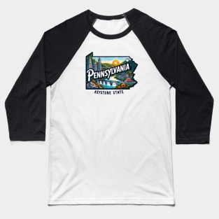 Pennsylvania Lover Baseball T-Shirt